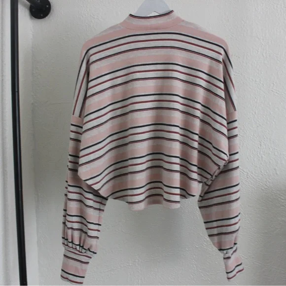 Free people striped split hem top - Picture 5 of 6